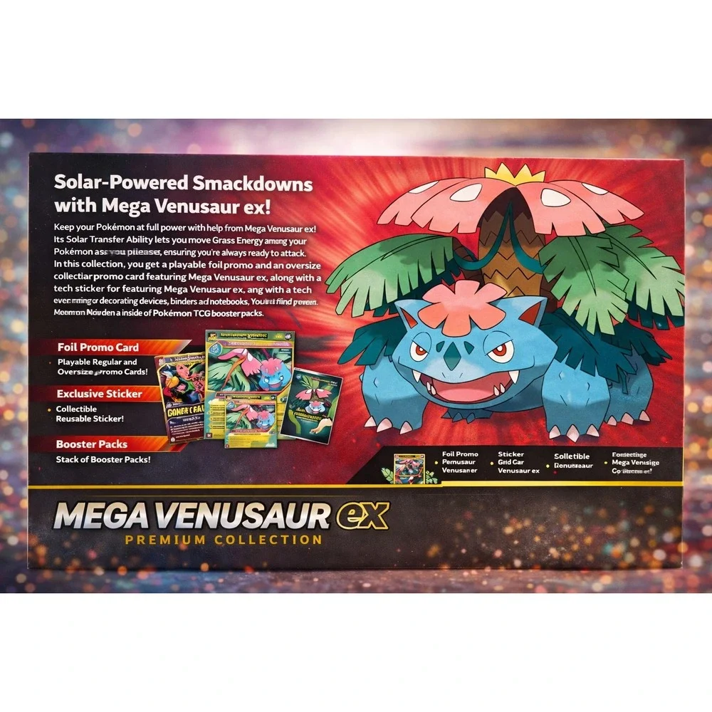 POKEMON MEGA VENUSAUR EX PREMIUM COLLECTION/ BOX SEALED/NEW/16030626
